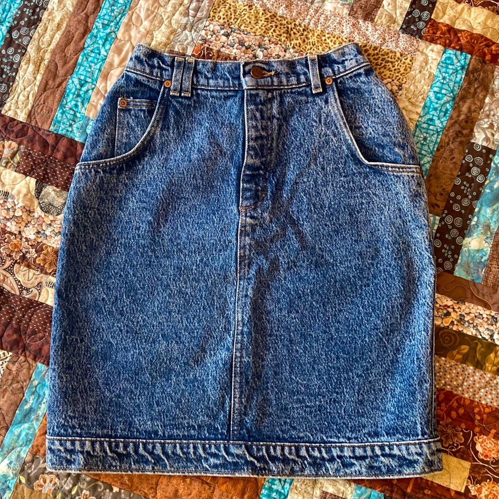 Vintage Lee Stone Washed Skirt